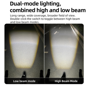 ไฟ<span class=keywords><strong>จักรยาน</strong></span> CYCLAMI 2000LM แบบชาร์จซ้ำได้ สว่างพิเศษ พกพาสะดวก ไฟสูง-ต่ำ พร้อมระบบตัดแสง รีโมทไร้สาย สตาร์ทอัจฉริยะ สำหรับขี่กลางคืน - Product Image 5