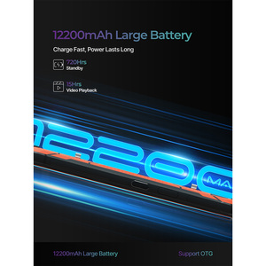 Hot Ip68 Mở Khóa Gồ Ghề Thông Minh Máy Tính Bảng Máy Quét Mã Vạch Loại C PPT Dual Sim 12200MAh 6GB + 128G NFC Công Nghiệp Gồ Ghề Máy Tính Bảng - Product Image 4