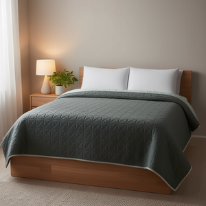 Edredón Ultrafino Vianney Green, Acolchado de Poliéster, Ropa de Cama de Verano - Product Image 2