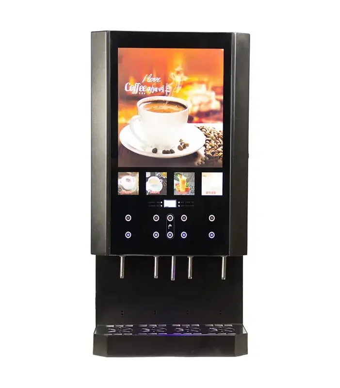 Коммерческие автоматы, автоматические автоматы для продажи монет, капучино, кофемашина для мгновенного кофе, торговый автомат