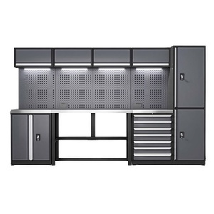 2025 Best Metal Complete Mechanical Workshop Cupboard Cabinet Customized OEM for Garage Organization Combination <strong>Workstation</strong> - Product Image 6