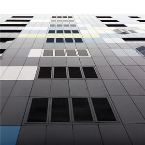 Màu xám đen tối bên ngoài bức tường ốp nhôm composite panel <span class=keywords><strong>acp</strong></span> tấm - Product Image 5