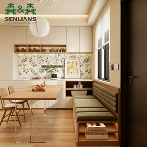 <span class=keywords><strong>Aparador</strong></span> Moderno SLS en Madera Crema, Aparadores y Vitrinas de Lujo para Sala de Estar, Muebles de Comedor Combinados para el Hogar - Product Image 2