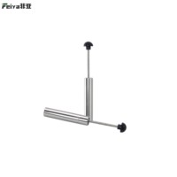 Amortisseur hydraulique pour portail coulissant - Amortisseur à fermeture douce en acier inoxydable pour meubles, poubelles, quincaillerie et accessoires de placards