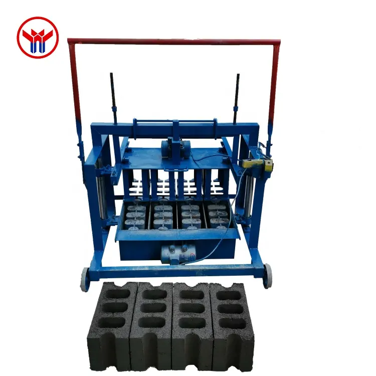 Construction waste no-fire molding machine cement hollow block brick making machine for sell