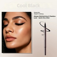 Eyeliner liquide double embout 2 en 1, séchage rapide, fini mat, anti-bavures, waterproof, marque privée, vente en gros de cosmétiques