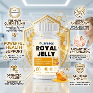 Ausreson OEM Capsules de <span class=keywords><strong>Gelée</strong></span> <span class=keywords><strong>Royale</strong></span> Pure et Fraîche à l'Extrait de Pollen d'Abeille – Avantages pour l'Immunité et le Soin de la Peau – Capsules de <span class=keywords><strong>Gelée</strong></span> <span class=keywords><strong>Royale</strong></span> Biologique - Product Image 4