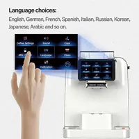 Cafetera Espresso Totalmente Automática Anbolife, Bomba ULKA de 19 Bares, 11 Bebidas, Tanque de Leche Integrado, Pantalla Táctil, Wi-Fi Inteligente, OEM, ODM