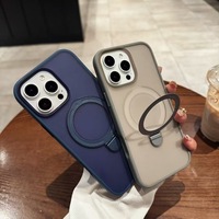 Nouvelle coque de téléphone magnétique dure pour iPhone 11 11 Pro 11 Pro Max support lentille de protection étui de téléphone portable de protection galvanoplastie