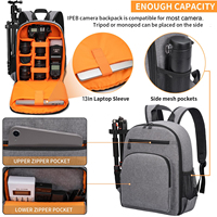 Mochila impermeable multifunción bolsa de cámara de fotografía impermeable de viaje de gran capacidad