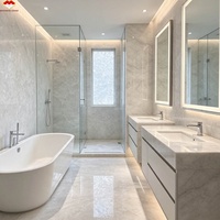 Quartzite Translucide Glacé Blanc Cristallin pour Hôtels, Villas, Appartements, Chambres, Escaliers, Intérieurs, Salons, Salles de Bain, Cuisines, Salles à Manger