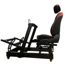 40120 in alluminio simrig cockpit simracing base play seat simulatore racing racing simulatore di cabina di pilotaggio con movimento del sedile senza schermo - Product Image 1