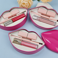 Coffret Maquillage Lèvres Luxe 3-en-1 Vegan Effet Mat Scintillant Transparent Rouge à Lèvres Liquide Imperméable Huile à Lèvres Rose Brillante & Crayon Contour des Lèvres – Meilleures Ventes