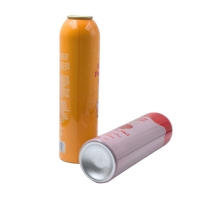 Boîtes aérosols en fer blanc vides personnalisables de 250 ml pour crèmes alimentaires et produits ménagers