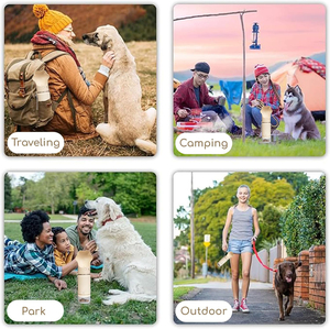 Vente chaude 14oz 18oz Voyage Chien Bouteille D'eau En Acier Inoxydable Chien Maman Cadeau D'anniversaire pour L'extérieur Fonctionnel avec Bol - Product Image 4