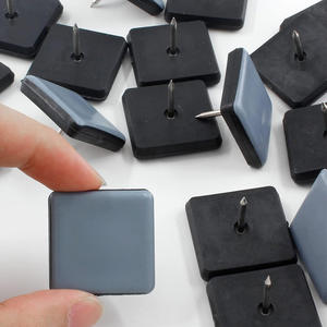 Nagelförmige Möbelgleiter Quadratische Stuhlbein-Gleiter Möbelfüße Gleiter Bodenschoner für Stuhl-, Tisch- und Schrankbeine - Product Image 4