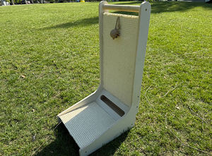 Rascador rectangular <span class=keywords><strong>de</strong></span> madera contrachapada para gatos, función <span class=keywords><strong>de</strong></span> limpieza para interiores y exteriores, muebles para el hogar, elementos esenciales para acampar para mascotas - Product Image 6