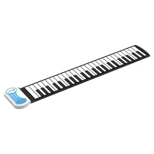 Foldable 49 Keys Flexible Soft Electric Digital Roll Up Piano Keyboard For Kids Education Leisure Goods