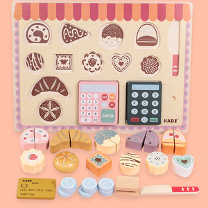 <strong>Wooden</strong> Children's Restaurant Role Playing <strong>Toys</strong> Educational <strong>Wooden</strong> Kitchen Cutting Play Pretend <strong>Food</strong> Set <strong>Toys</strong> for Kids - Product Image 4
