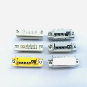 Fabrika toptan Pcb DVI-D VGA adaptörü DVI-D 24 + 1 pin çift bağlantı kablosu DVI erkek 2 çekirdek altın 1.8m