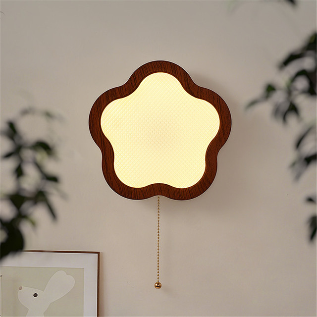 Modern Wall Lamp for Living Room Bedroom Cafe Villa Hotel Home Decor American Creative Flower Corridor Sconce