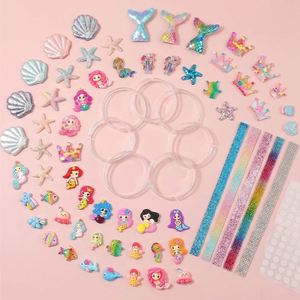Value <b>Headband</b> Craft Set Kids DIY Hair Clips Ribbons Flowers Stars Gems Handmade Fashion Gift Wholesale Supply - Product Image 4