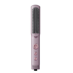 Cepillo Eléctrico Profesional 2 en 1 para Alisar y Rizar el Cabello con Cerámica, Iones Negativos y Aire Frío/Caliente al por Mayor - Product Image 5