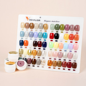 Venalisa ชุดสีเจลเคลือบเล็บ60สี,เจลสีทาเล็บ5กรัมดีไซน์ศิลปะเจลสีทาเล็บ1จังหวะเจลเคลือบเงา - Product Image 5