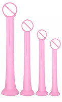 Plug anal en silicone doré, long, super doux, avec ventouse, stimulateur vaginal, jouets sexuels pour femmes et hommes