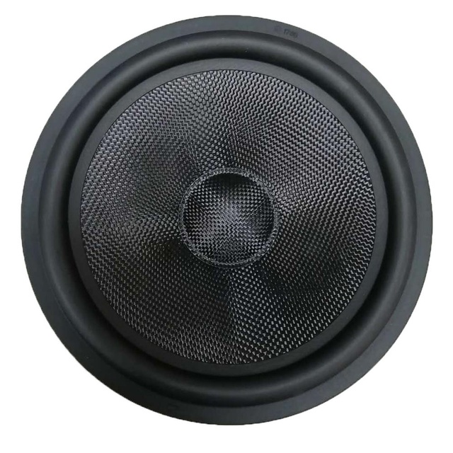 8-Inch Small Rubber Midrange Speaker Unit Paper Cone Passive Audio Parts