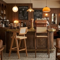 Chaises de bar de luxe modernes, hauteur de comptoir personnalisée, pour la maison, la cuisine, l'îlot de petit-déjeuner, le restaurant, la salle à manger