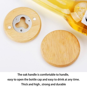 Oneway Custom Logo Beer Bottle Opener Wholesale Wooden Blank Bottle Opener for Promotional & Business <b>Gifts</b> - Product Image 2