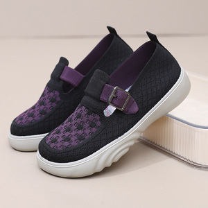 Chaussures de marche pour femmes, à enfiler, légères, respirantes, antidérapantes, baskets décontractées, chaussures pour femmes - Product Image 3