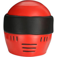Jouets anti-stress en forme de casque de course, avec logo personnalisé, en mousse compressible, pour soulager l'anxiété, cadeau promotionnel, gadget original