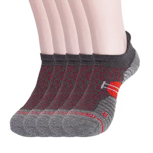 Men Women Low-Cut Merino Running Socks Breathable Honeycomb Ankle Athletic Cushioned Wool Bottom Sports Woolen Running Socks