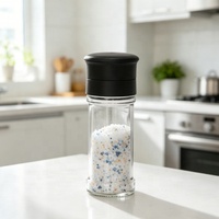 Meilleur Prix Moulin à Sel et Poivre Manuel Jetable 100ML en Verre et PP pour Usage Domestique et Professionnel – Vente en Gros