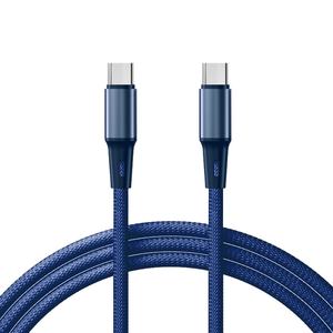 Câble adaptateur USB C PD65W, charge super rapide 3A, câble de données USB en nylon tressé en alliage d'aluminium, charge rapide type C - Product Image 4