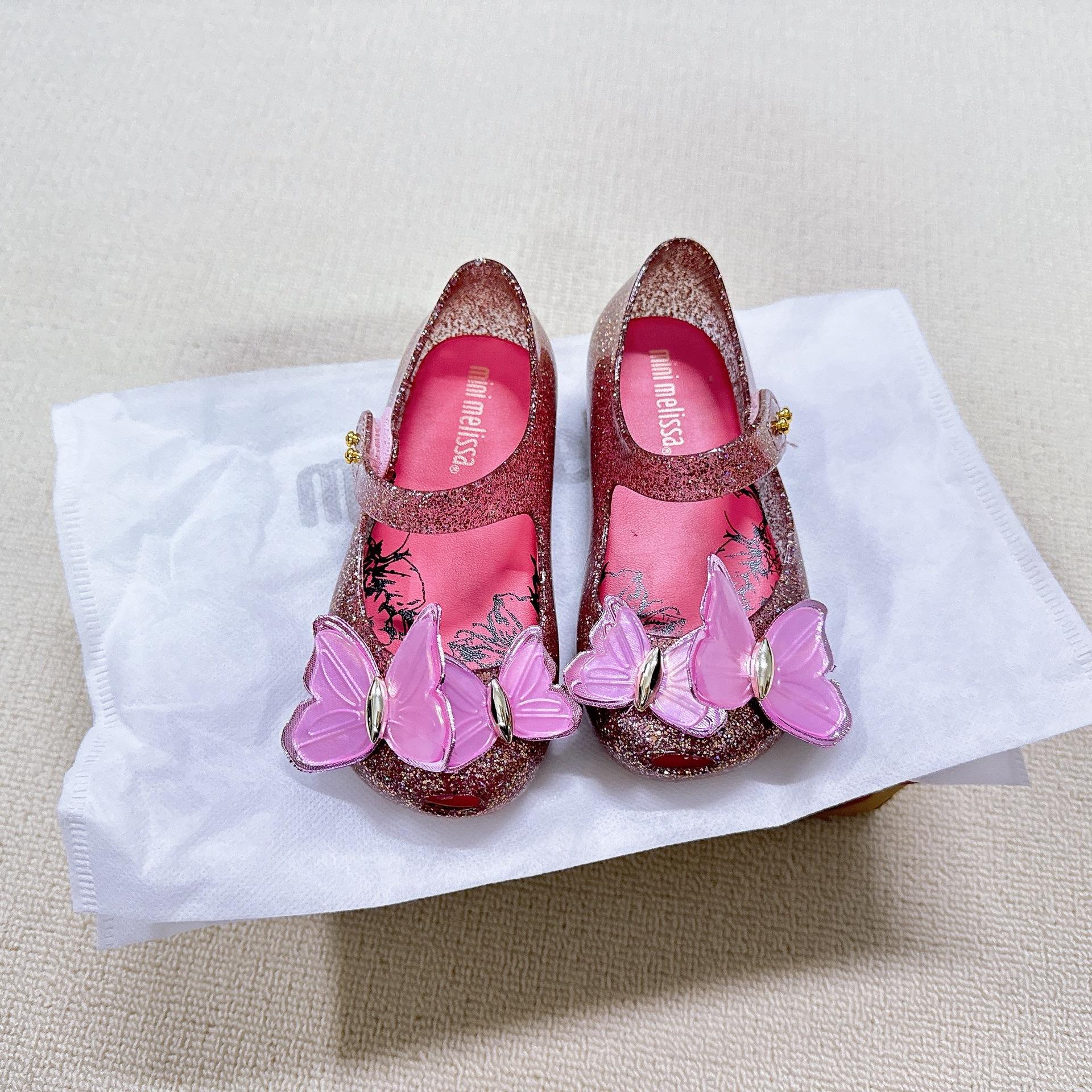 Mini Melissa Jelly Shoes - Ugly Cat Face Design for Kids, image size:1920x1920