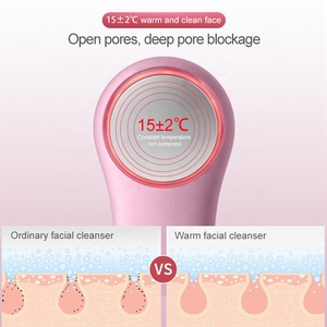<span class=keywords><strong>Brosse</strong></span> <span class=keywords><strong>nettoyante</strong></span> électrique multifonctionnelle améliorée pour pores profonds, exfoliante vibrante portable pour un nettoyage en profondeur de la peau - Product Image 4