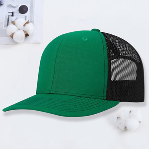Nón kết chất liệu <span class=keywords><strong>cotton</strong></span> cao cấp thêu logo tùy chỉnh, thêu nổi 3D, mũ bóng chày 6 mảnh, mũ lưới thể thao - Product Image 4