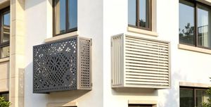 Chinese Style Aluminum Wall-Mounted <b>Vent</b> <b>Cover</b> Rectangle Outdoor <b>Decorative</b> Grille - Product Image 3