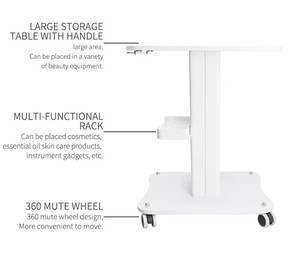Equipo de belleza de alta calidad, carrito de acrílico estético, carrito de trabajo para salón de peluquería Facial, Spa - Product Image 4
