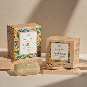 Hộp bao bì xà phòng bán chạy nhất <span class=keywords><strong>2025</strong></span> | hộp quà tặng giấy Kraft cao cấp có đóng cửa từ tính cho các thương hiệu cao cấp - Product Image 2