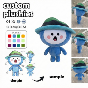 ของเล่นตุ๊กตาออกแบบได้ตามต้องการผู้ผลิตทำการ์ตูนตัวละครมนุษย์ของเล่นจำลองที่ทำจากขนสัตว์แมวโมเฟอร์ - Product Image 6