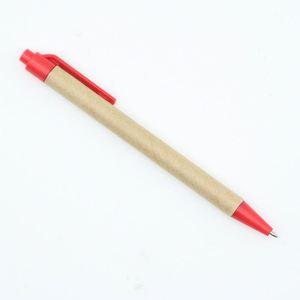 Promotion <b>Creative</b> Stationery Unique Design Plastic Full Color Ballpoint Eco Friendly Custom Recycled Paper Kraft Ball Pen - Product Image 3