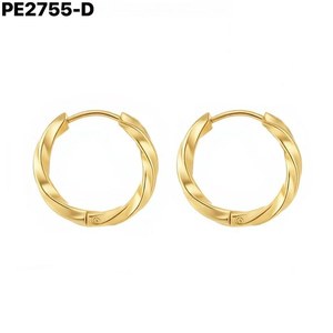 Amy Amy <b>Hoop</b> Earrings <b>Silver</b> Plated 2.5*18mm For Women Classic Style Jewelry Gift - Product Image 2