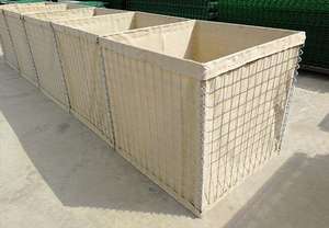 Heavy Hot Dipped Galvanized Welded Square Hole <strong>Gabion</strong> Box Iron Wire <strong>Mesh</strong> Defensive Flood Control Barrier Bending Cutting - Product Image 3