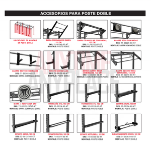 <span class=keywords><strong>Rack</strong></span> de Crossfit con Barras de Mono, Estructura Comercial Multifuncional de Fitness, Rigs de Crossfit - Product Image 4