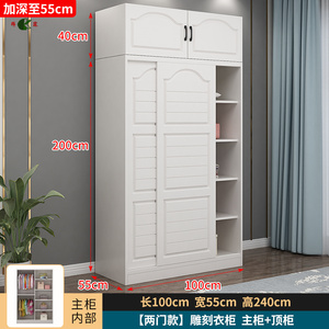 European Style Simple Girls <strong>Wardrobe</strong> with Customized Sliding Door Home Bedroom Customized <strong>Storage</strong> <strong>Unit</strong> Children's <strong>Wardrobe</strong> - Product Image 2