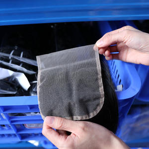 Cabello Humano Rizado Ondulado 4x4 con Encaje al por Mayor, Hermoso Cabello Remy - Product Image 4